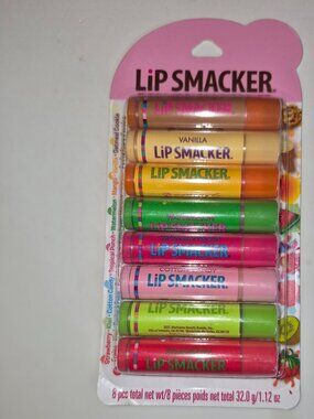 Lip Smacker Best Flavor Forever Party Pack Lip Balm Set 8 Pack New Sealed
